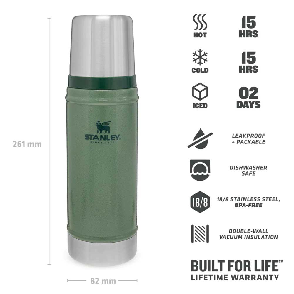Stanley - Thermos - Hammertone green - 0,47l - 3