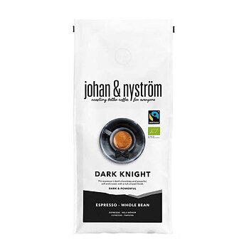 Johan & Nyström - Dark Knight - Ekologiska (SE-EKO-01) mörkrostade espressobönor - 500g
