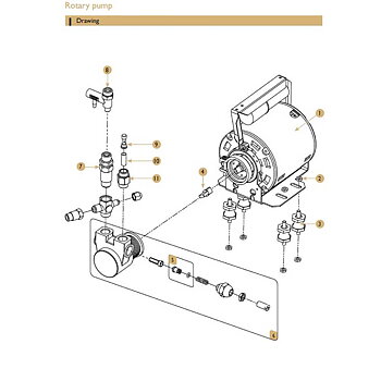 Reservdelar - Expobar Carat Eco 2gr - Rotationspump