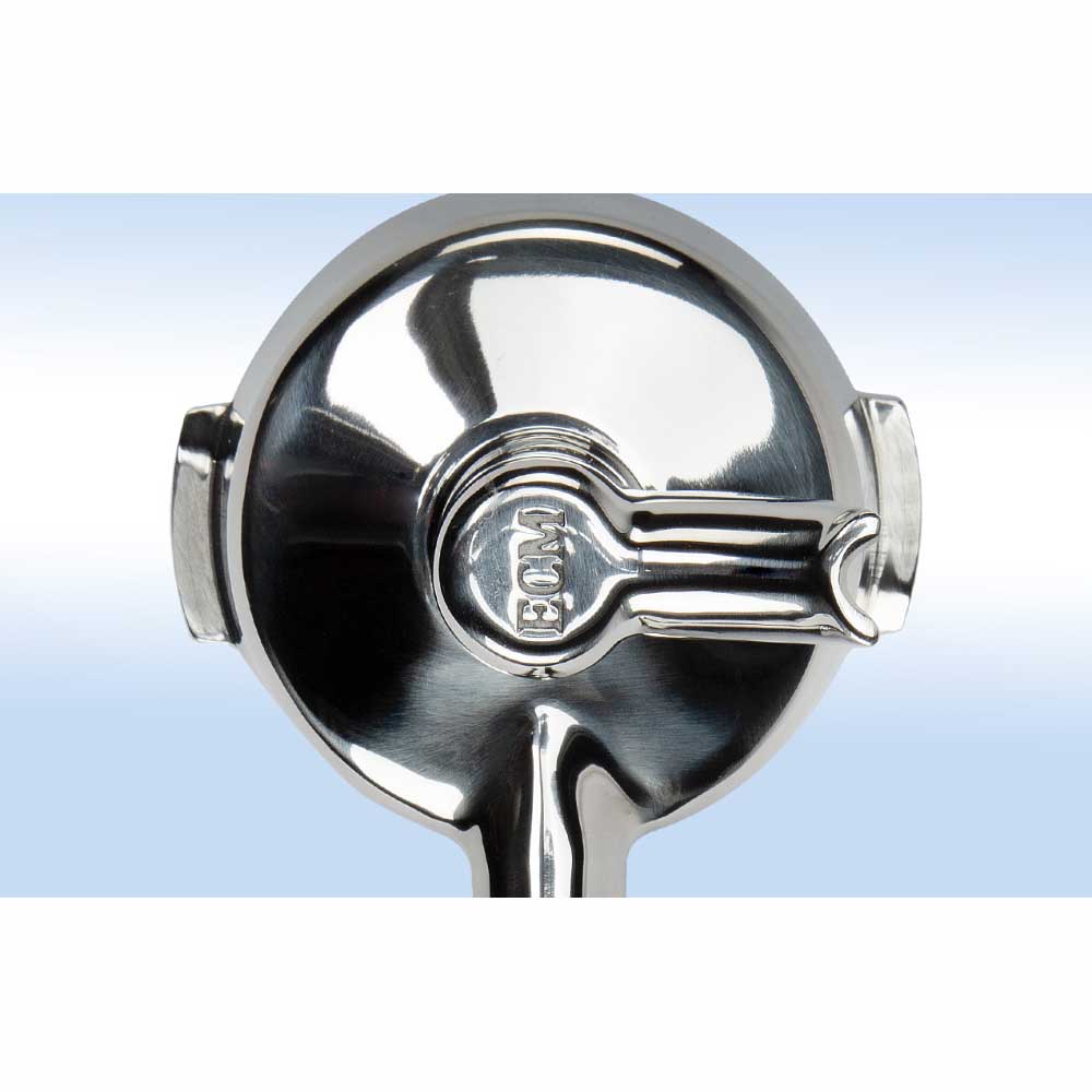 ECM - Portafilter i rostfritt stål - 1 spout - Ergonomiskt vinklat handtag - 3