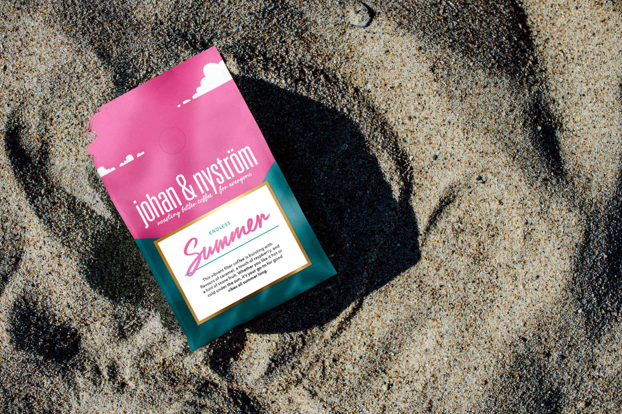 Johan & Nyström - Endless Summer - Mellanrostat BRYGGMALET kaffe - 250g - 3