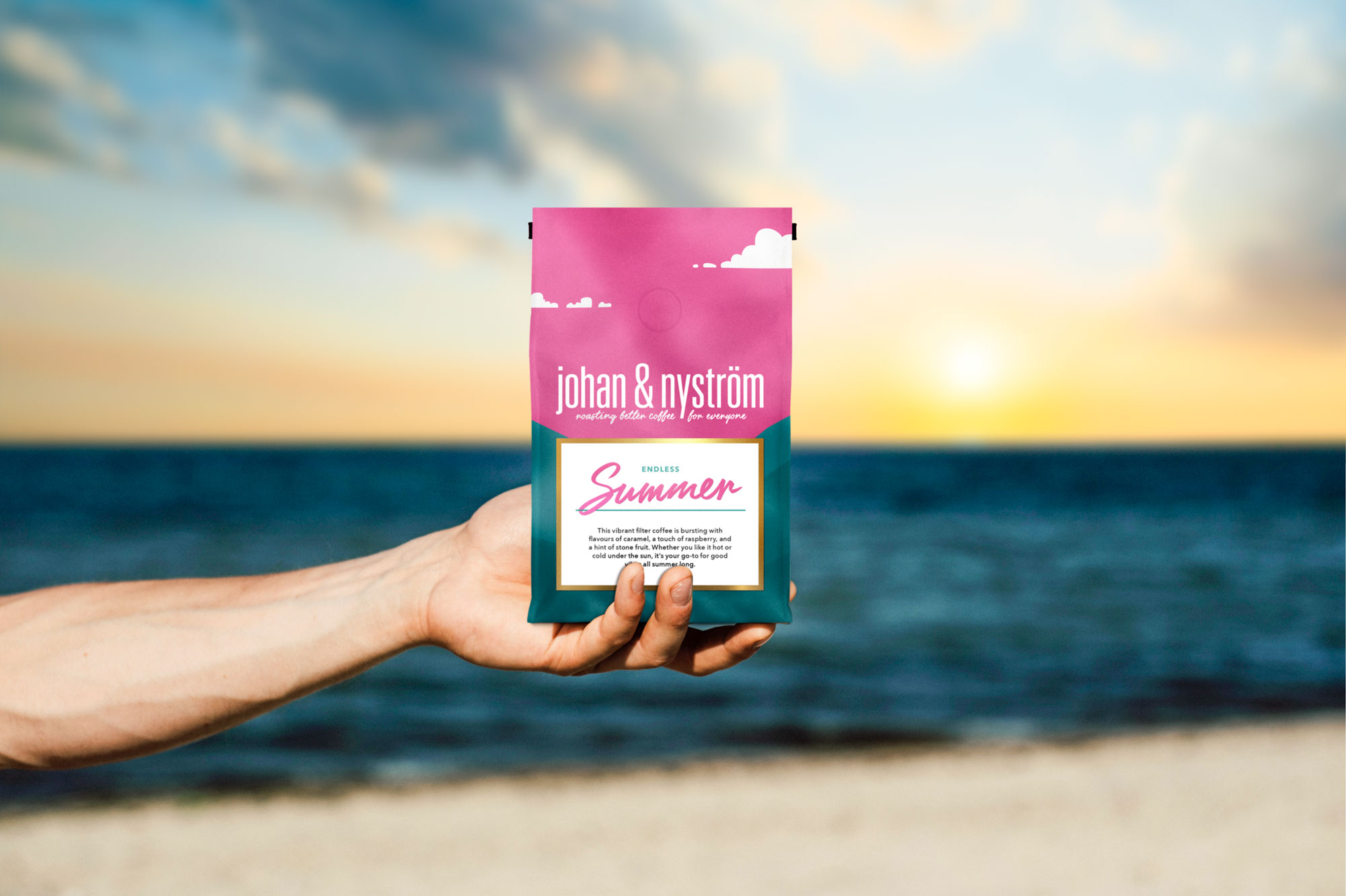 Johan & Nyström - Endless Summer - Mellanrostat BRYGGMALET kaffe - 250g - 2