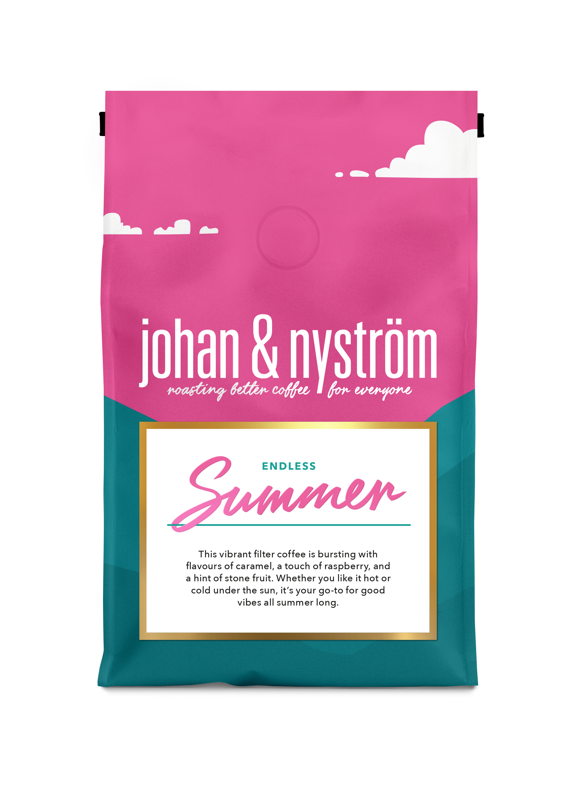 Johan & Nyström - Endless Summer - Mellanrostat BRYGGMALET kaffe - 250g