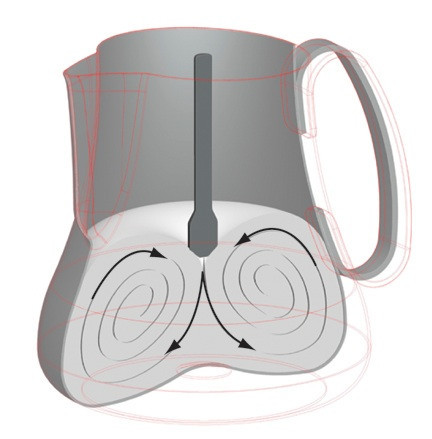 Espro - Toroid Version 2 - Mjölkskumningskanna i rostfritt stål för perfekt mikroskum till latte art - 600ml - 3