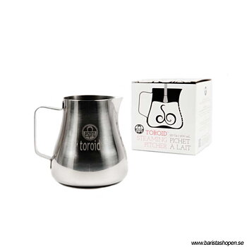 Espro - Toroid Version 2 - Mjölkskumningskanna i rostfritt stål för perfekt mikroskum till latte art - 600ml