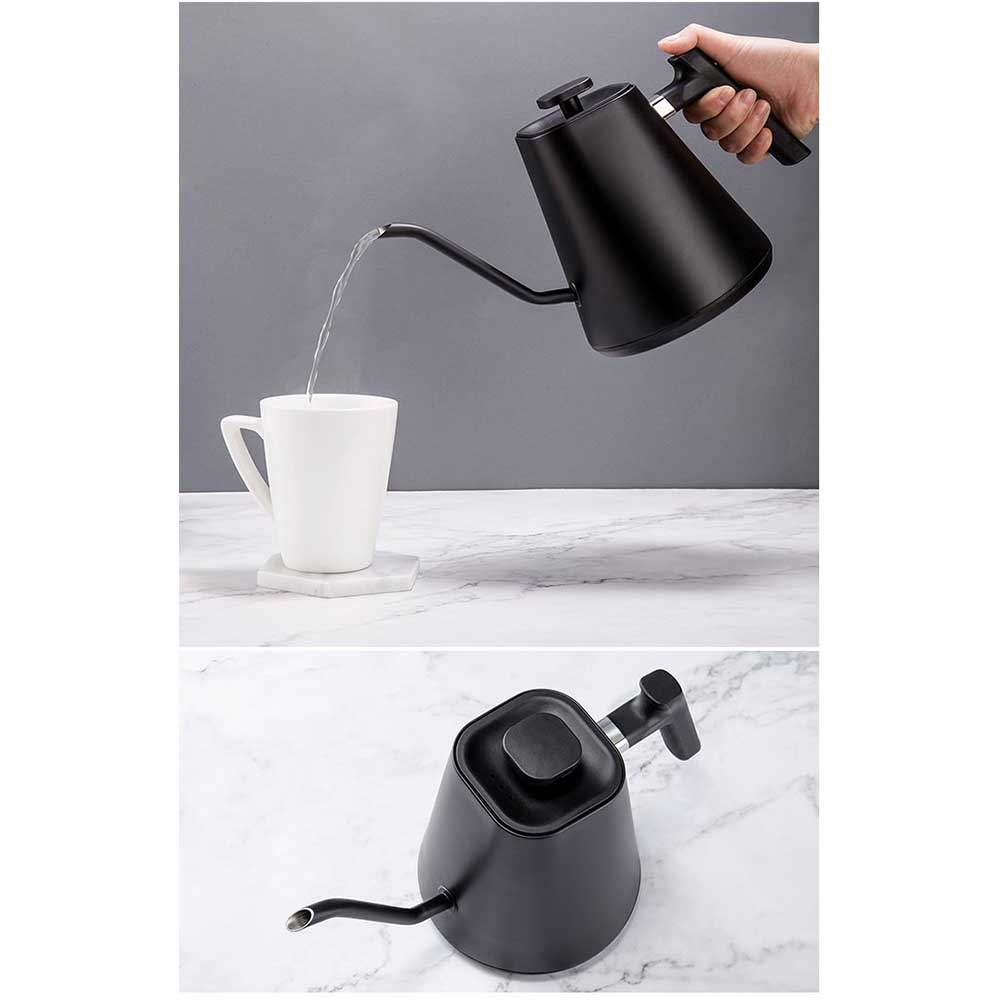 Felicita - Square kettle - Svart - 0,6l - 4