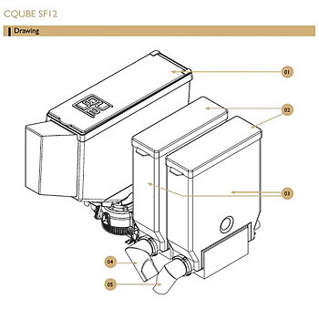 Reservdel - CQube SF12 - Canister SF12