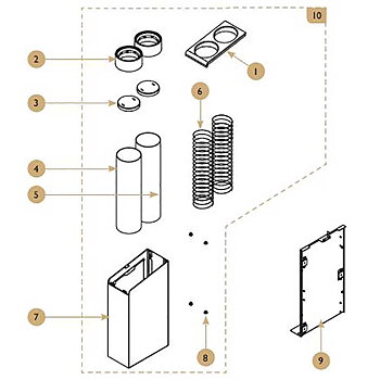 Reservdelar - CQube Evo MF13 - Kopphållare