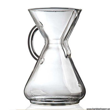 Chemex - 10-koppars kaffebryggare med GLASHANDTAG