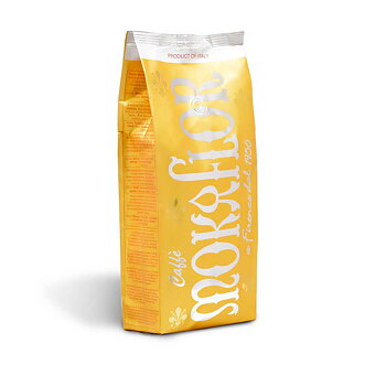Mokaflor - Oro 80/20 Gold Blend - Mörkrostade hela espressobönor - 1000g