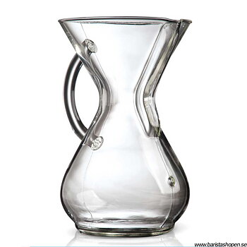 Chemex - 6 koppars kaffebryggare med GLASHANDTAG