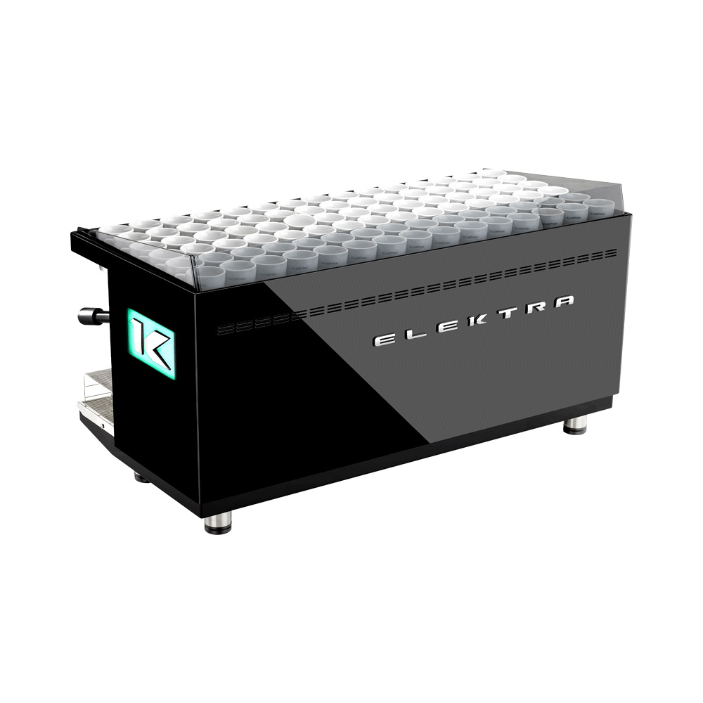 Elektra - KUP 3-group - Pearl Black - Snygg, effektiv espressomaskin för restaurangen eller caféet - Tre grupper - 2