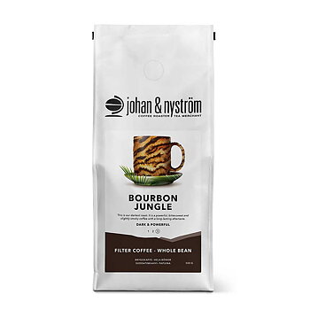 Johan & Nyström - Bourbon Jungle - Kraftfulla mörkrostade kaffebönor - 500g