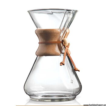 Chemex Classic - 10 koppars kaffebryggare med trähandtag