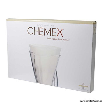Chemex Classic Filter 13" Half Circles (endast till 3-koppars)