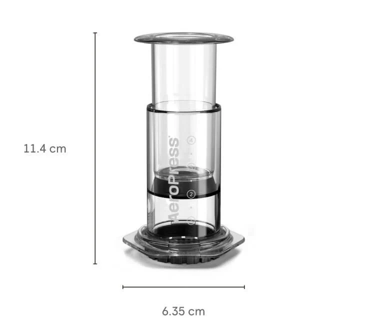Aeropress Clear Green - Fantastisk kaffepress  - 3