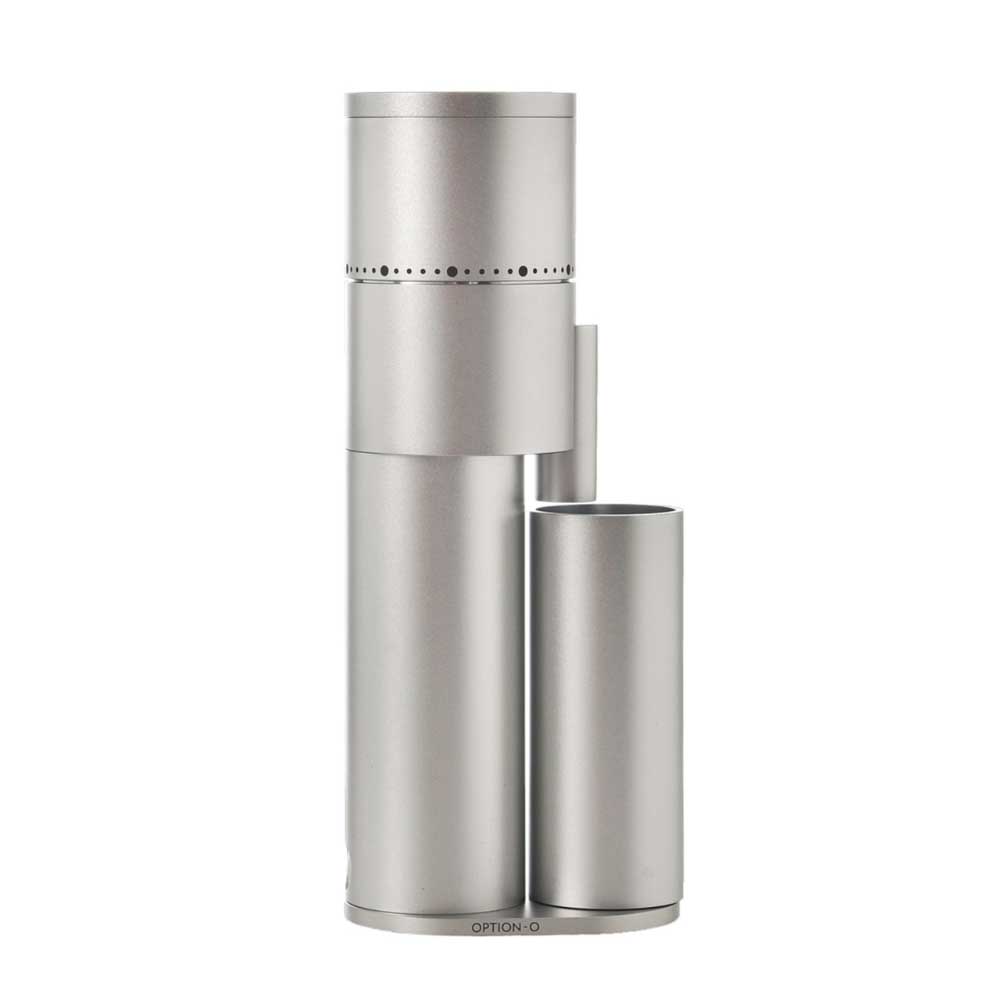 Option-O - LAGOM mini 2 - Kompakt elektrisk kaffekvarn - 48mm Moonshine malskivor - Silver - 2