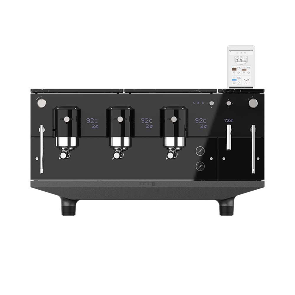 Iberital -VISION - Espressomaskin - GLASS - 3 gruppsmodell - 2