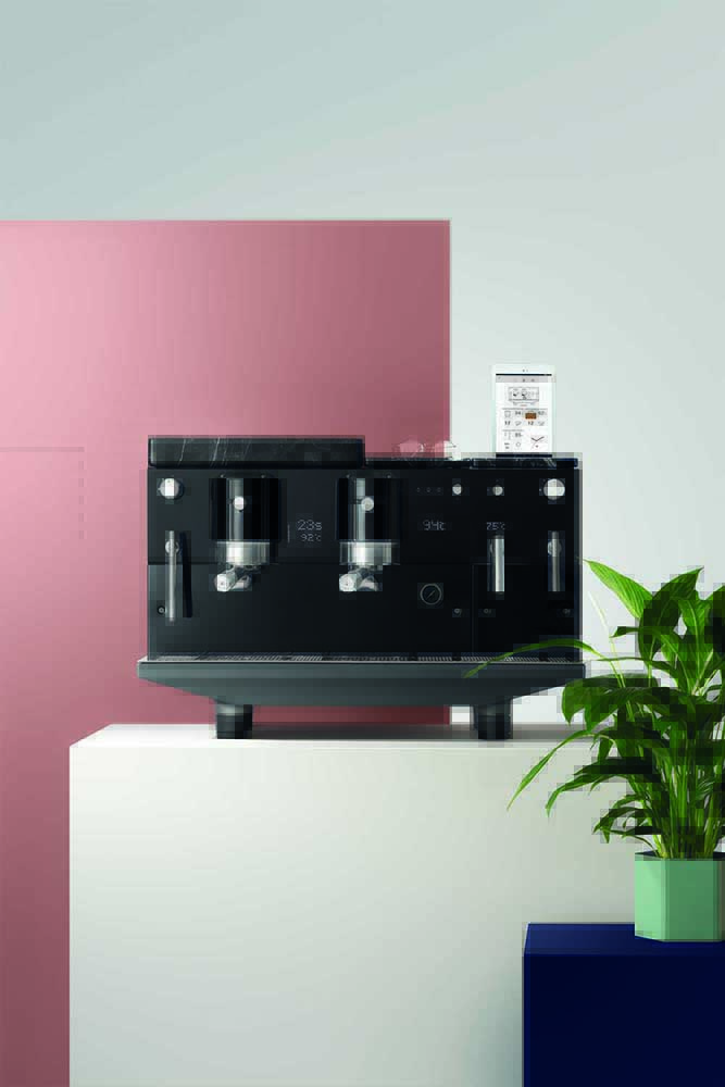 Iberital -VISION - Espressomaskin - GLASS - 2 gruppsmodell - 2