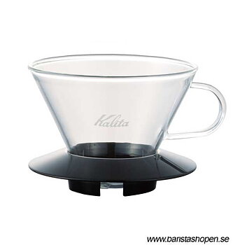 Kalita - Glass Dripper 185 - Black - Filterhållare i glas
