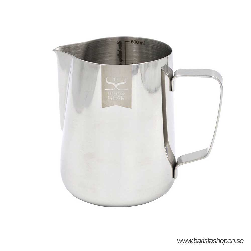Espresso Gear - Pitcher Classic - Mjölkkanna i rostfritt stål med mätlinje på insidan - 1500ml - 2