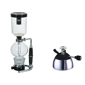 Hario - Technica Syphon Brewer 5-kopp och Rekrow butangasbrännare