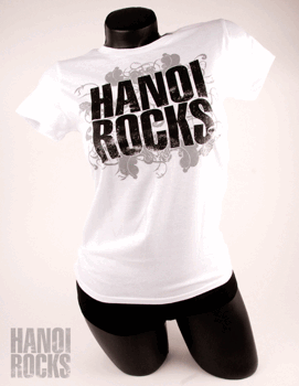 LADY T-SHIRT - WHITE, LEAVES