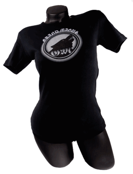 LADY T-SHIRT - BLACK, WOLF G.M