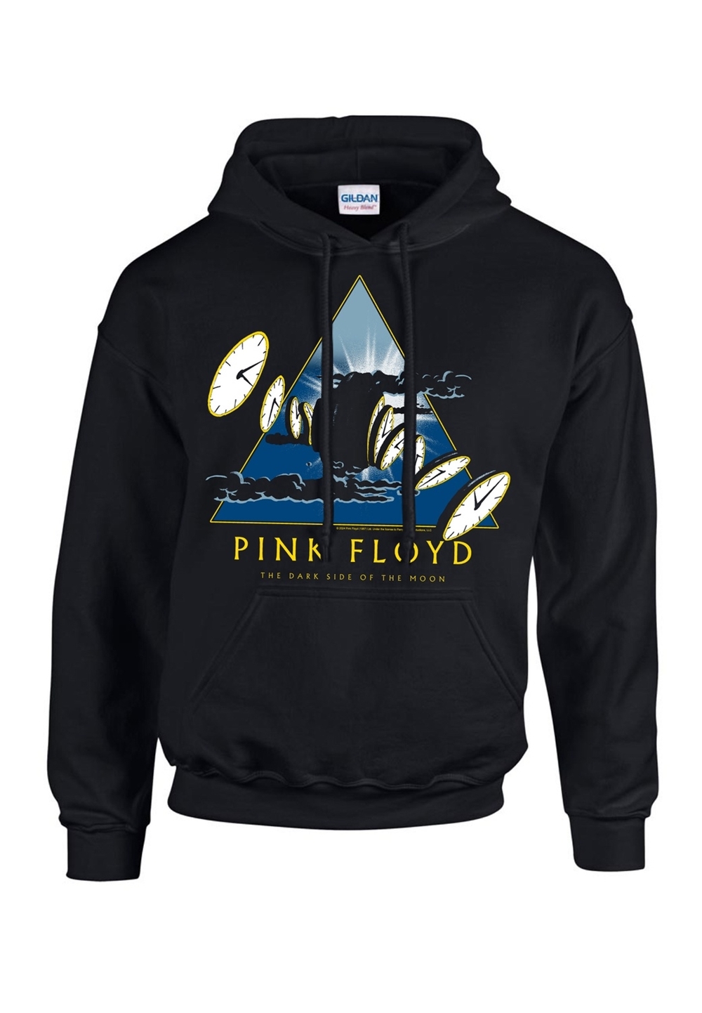 Punk Metal Store PINK FLOYD HOODIE, THE DARK SIDE OF THE MOON TIME