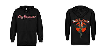 MOTLEY CRUE - ZIP HOOD, DR.FEELGOOD LOGO