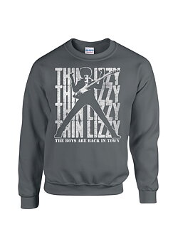 THIN LIZZY - SWEATSHIRT, BOYS ARE BACK IN TOWN