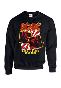 AC/DC - SWEATSHIRT, BACK IN BLACK TOUR 1980