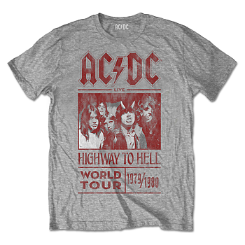 AC/DC - T-SHIRT, HIGHWAY TO HELL WORLD TOUR 1979/1980