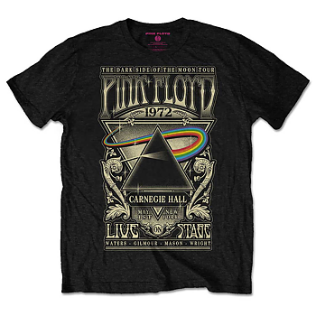 PINK FLOYD - T-SHIRT, CARNEGIE HALL POSTER