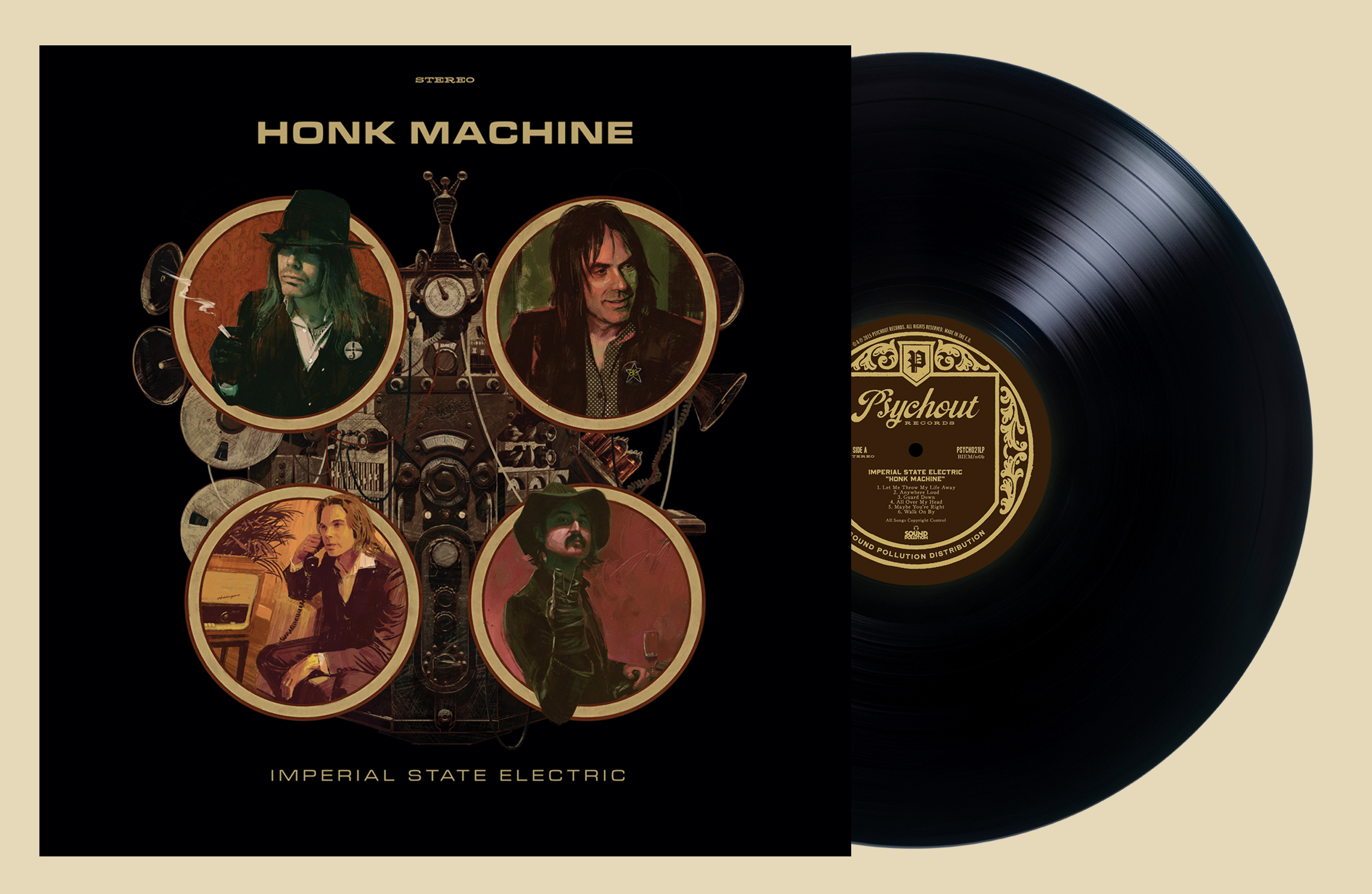 IMPERIAL STATE ELECTRIC - HONK MACHINE (LP VINYL)