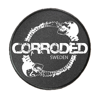CORRODED - PATCH, SKULLS