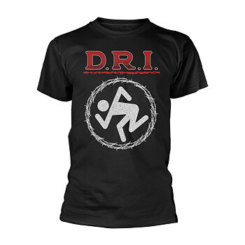 D.R.I. - T-SHIRT, BARBED WIRE