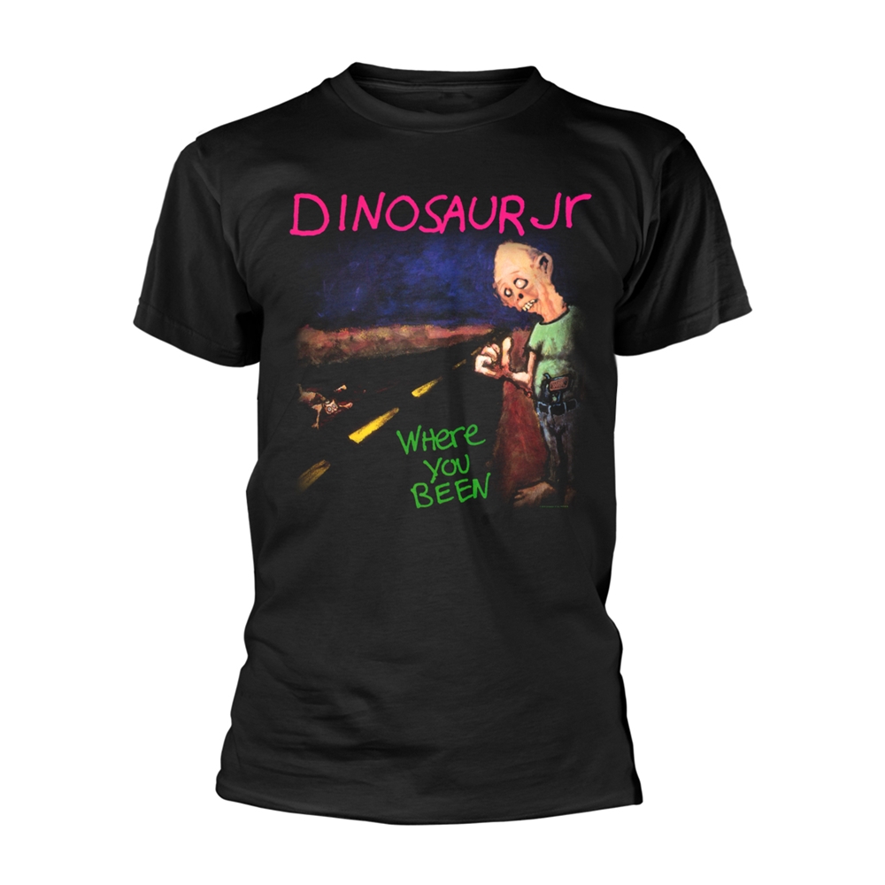 DINOSAUR JR.  - T-SHIRT, WHERE YOU BEEN (BLACK)