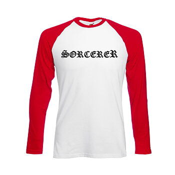 Sorcerer - Baseball, Logo (Red/White)