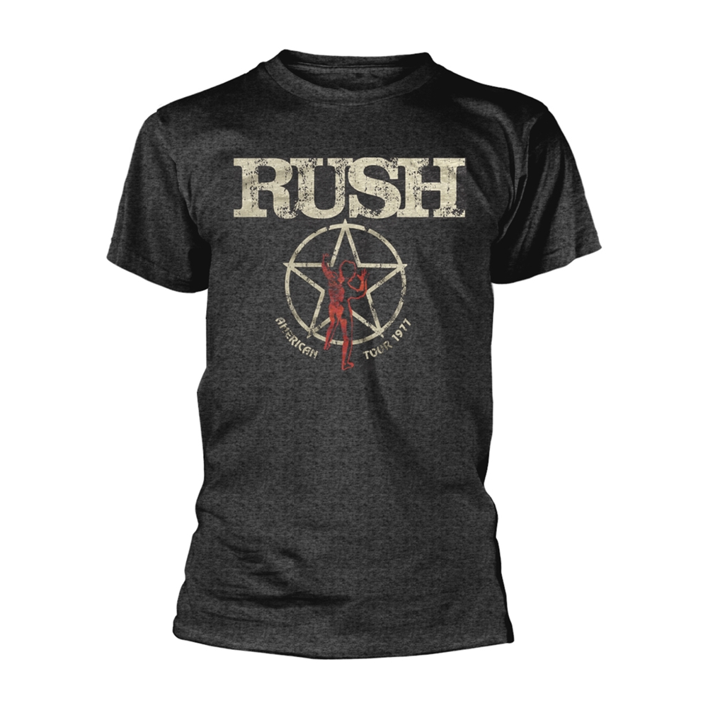 RUSH - T-SHIRT, AMERICAN TOUR 1977