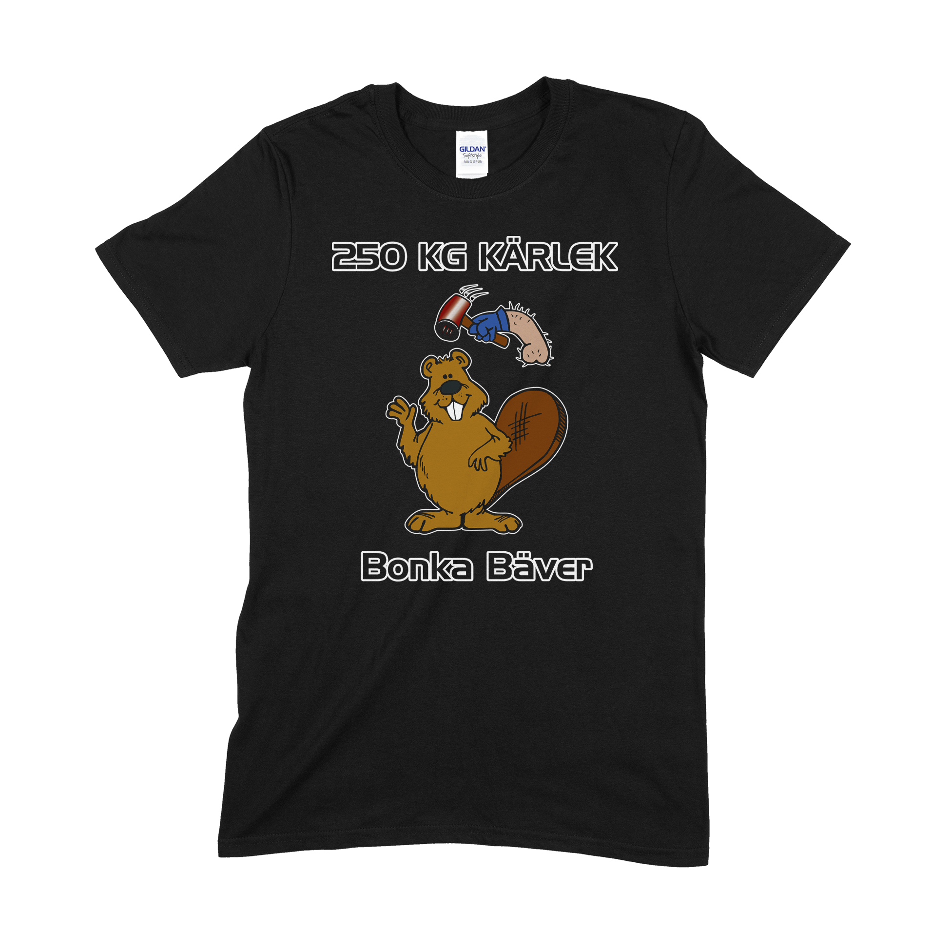 250 KG KÄRLEK - T-SHIRT, BONKA BÄVER