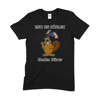 250 KG KÄRLEK - T-SHIRT, BONKA BÄVER