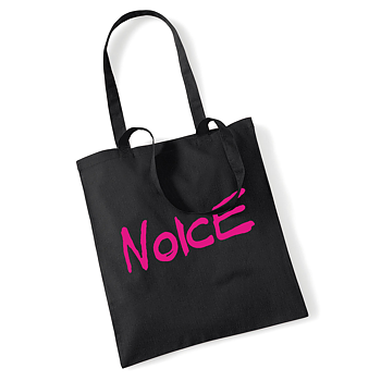 NOICE - TOTE BAG, PINK LOGO