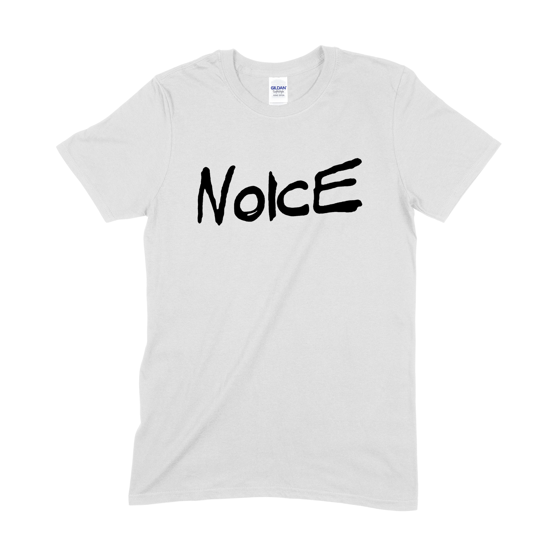 NOICE - T-SHIRT, LOGO (WHITE)