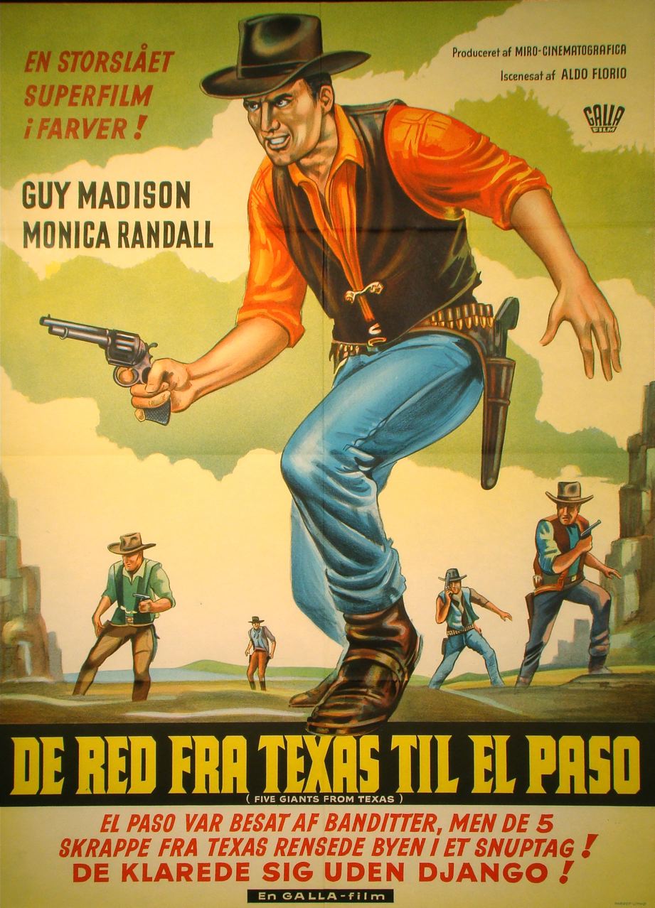 DE RED FRA TEXAS TIL EL PASO (POSTER)