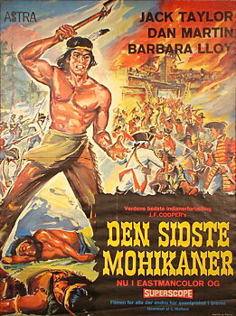DEN SIDSTE MOHIKANER (POSTER)