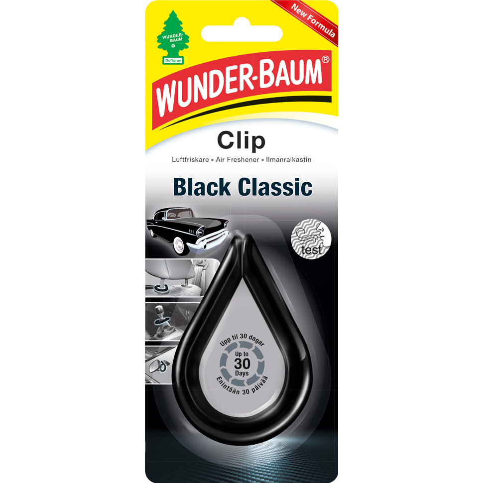 WUNDER-BAUM - CLIP BLACK CLASSIC