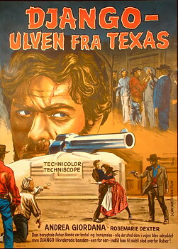 DJANGO - ULVEN FRA TEXAS (POSTER)