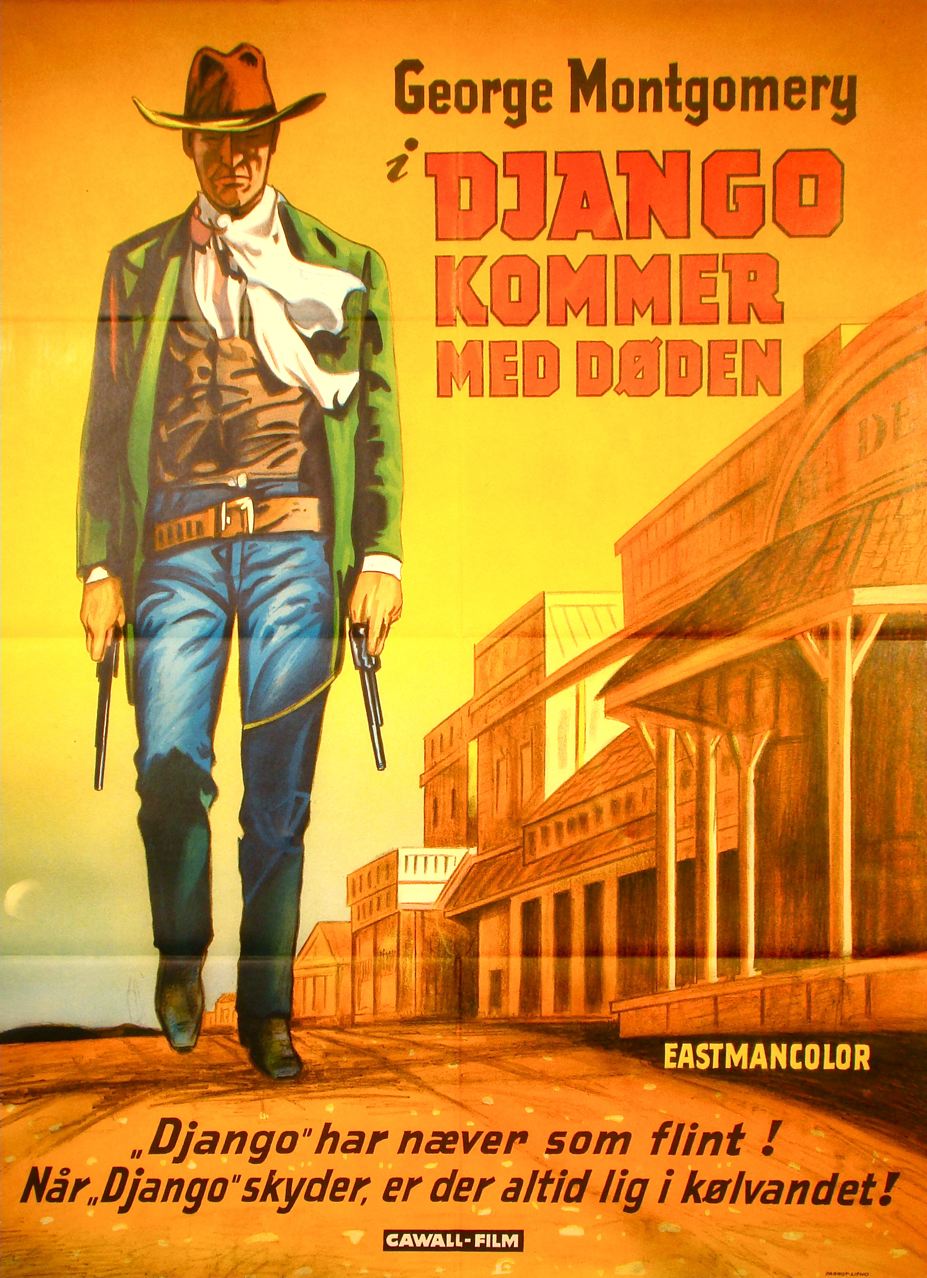 DJANGO KOMMER MED DØDEN (POSTER)