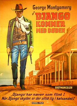 DJANGO KOMMER MED DØDEN (POSTER)